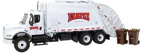 rumpke toy garbage truck